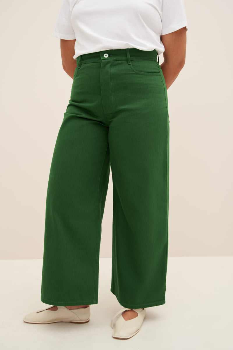 Sailor Jeans Green Denim