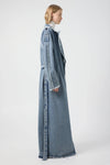 Senses Denim Coat Distressed Blue