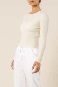 Nude Classic Knit Snow Marle