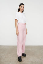 Straight Leg Jean Light Pink Denim