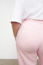 Straight Leg Jean Light Pink Denim