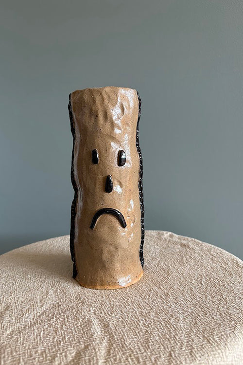 Tall Happy/ Sad Vase