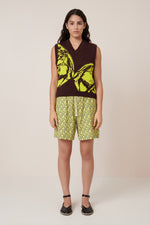 Wingspan Vest Mahogany