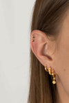 Organica Stud Earrings Gold