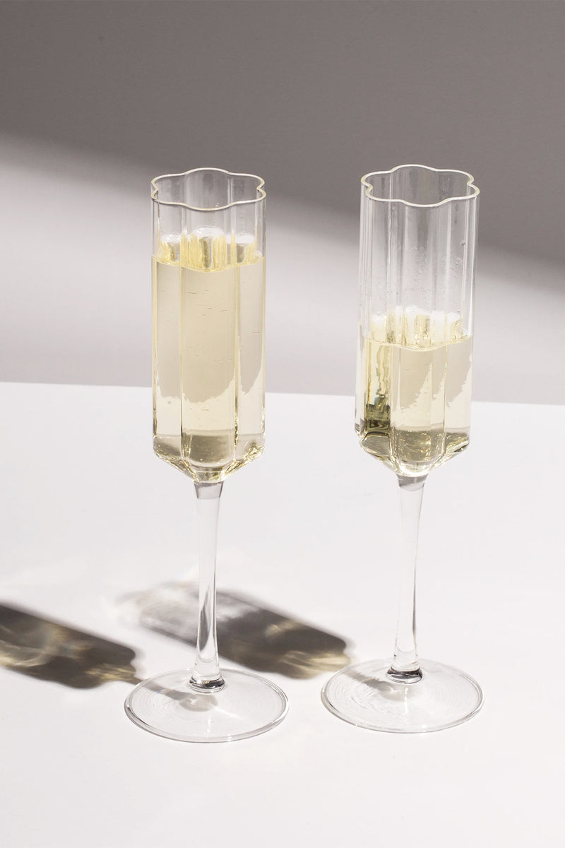 Wave Flute Set Clear