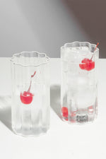 Wave Highball Glass Set Clear