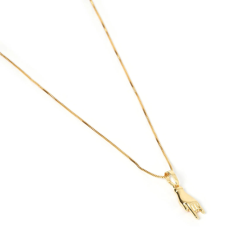 Mano Gold Charm Necklace