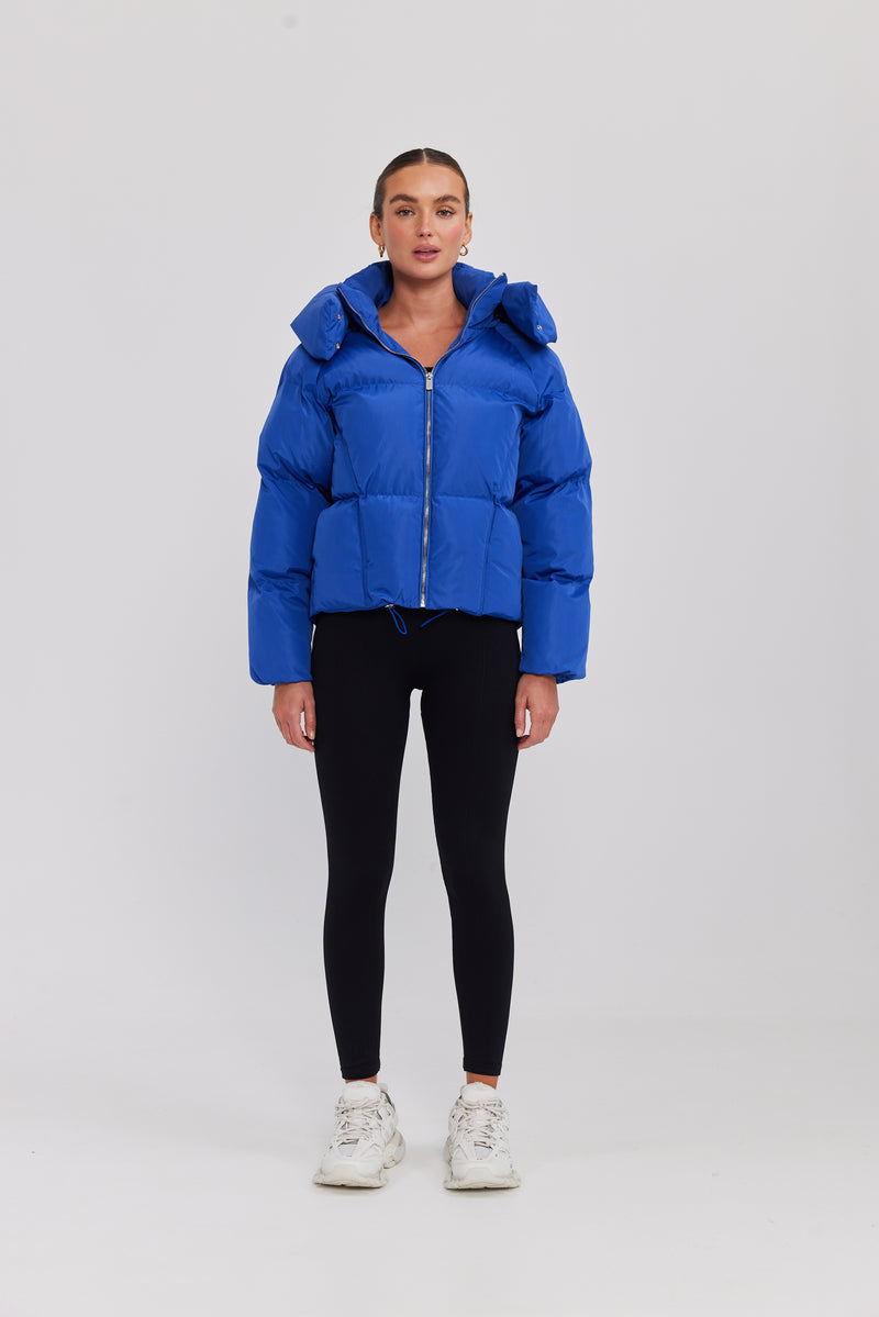 Pisces Puffer Jacket Cobalt Blue
