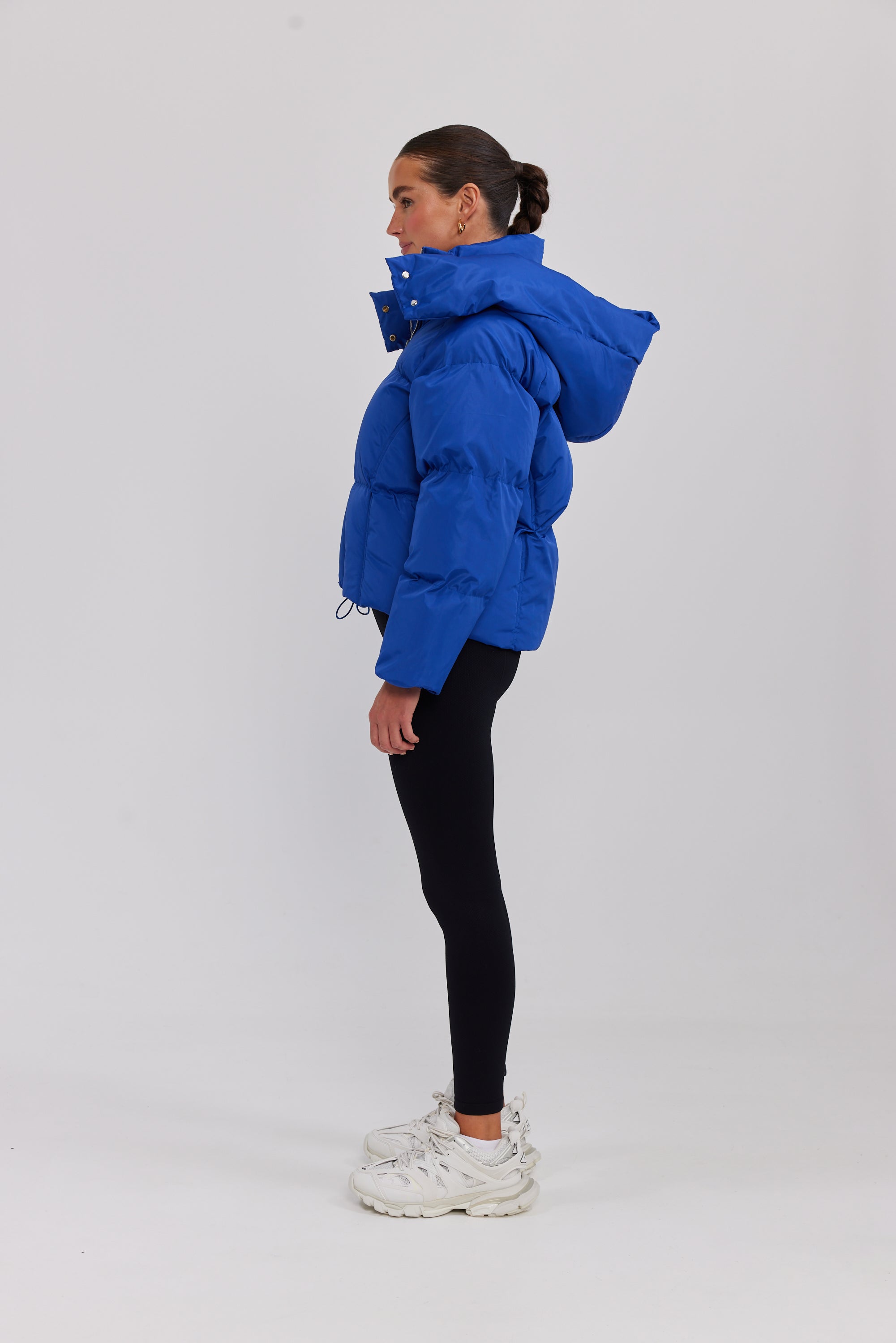 Cobalt blue cheap puffer coat