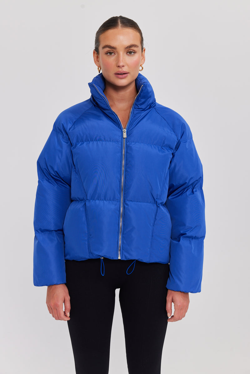 Pisces Puffer Jacket Cobalt Blue
