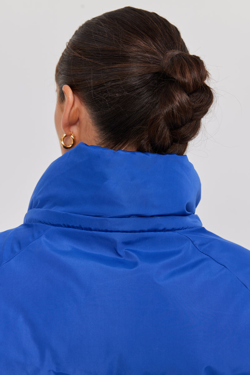 Pisces Puffer Jacket Cobalt Blue
