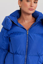 Pisces Puffer Jacket Cobalt Blue