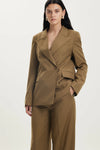 Resolute Double Breasted Blazer Olive Branch