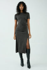 Field Flowers Gather Tee Dress Charcoal