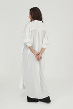 Santorini Shirt Dress White