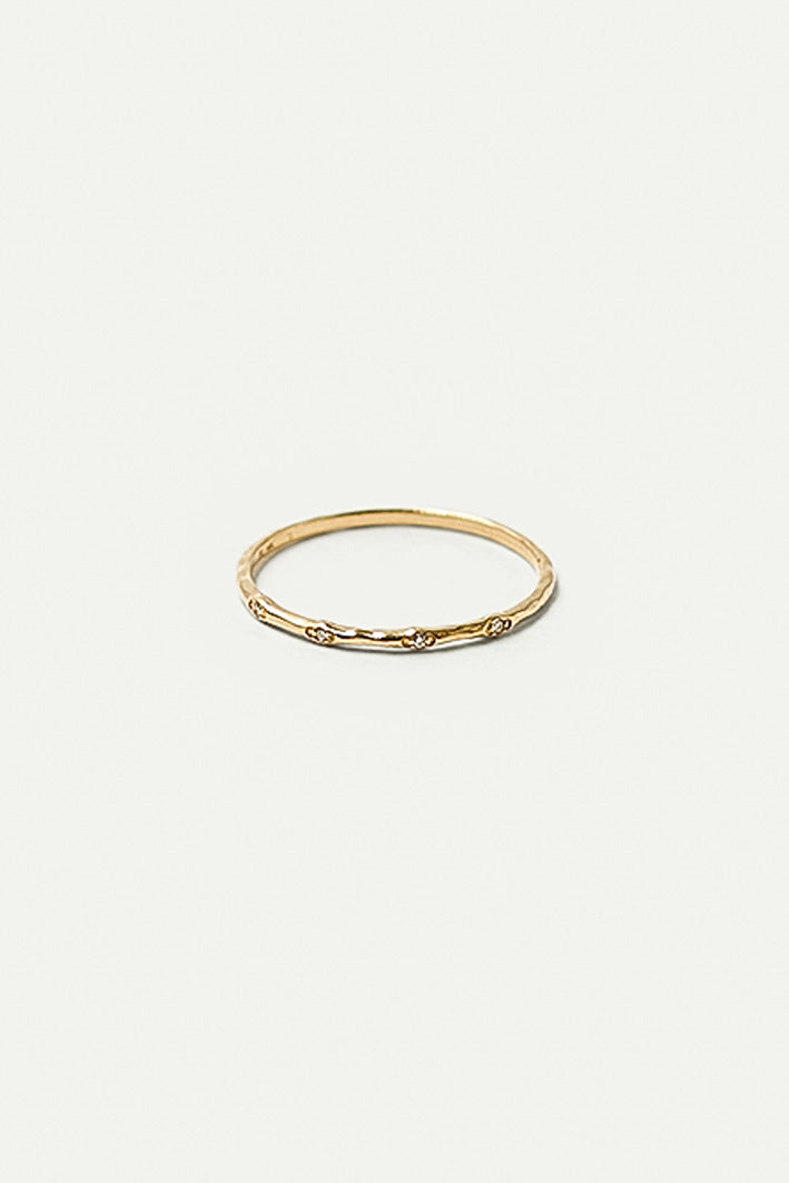 14k Gold Esther Diamond Ring
