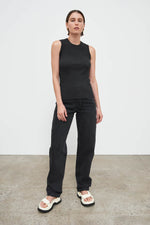Solar Singlet Charcoal Marle